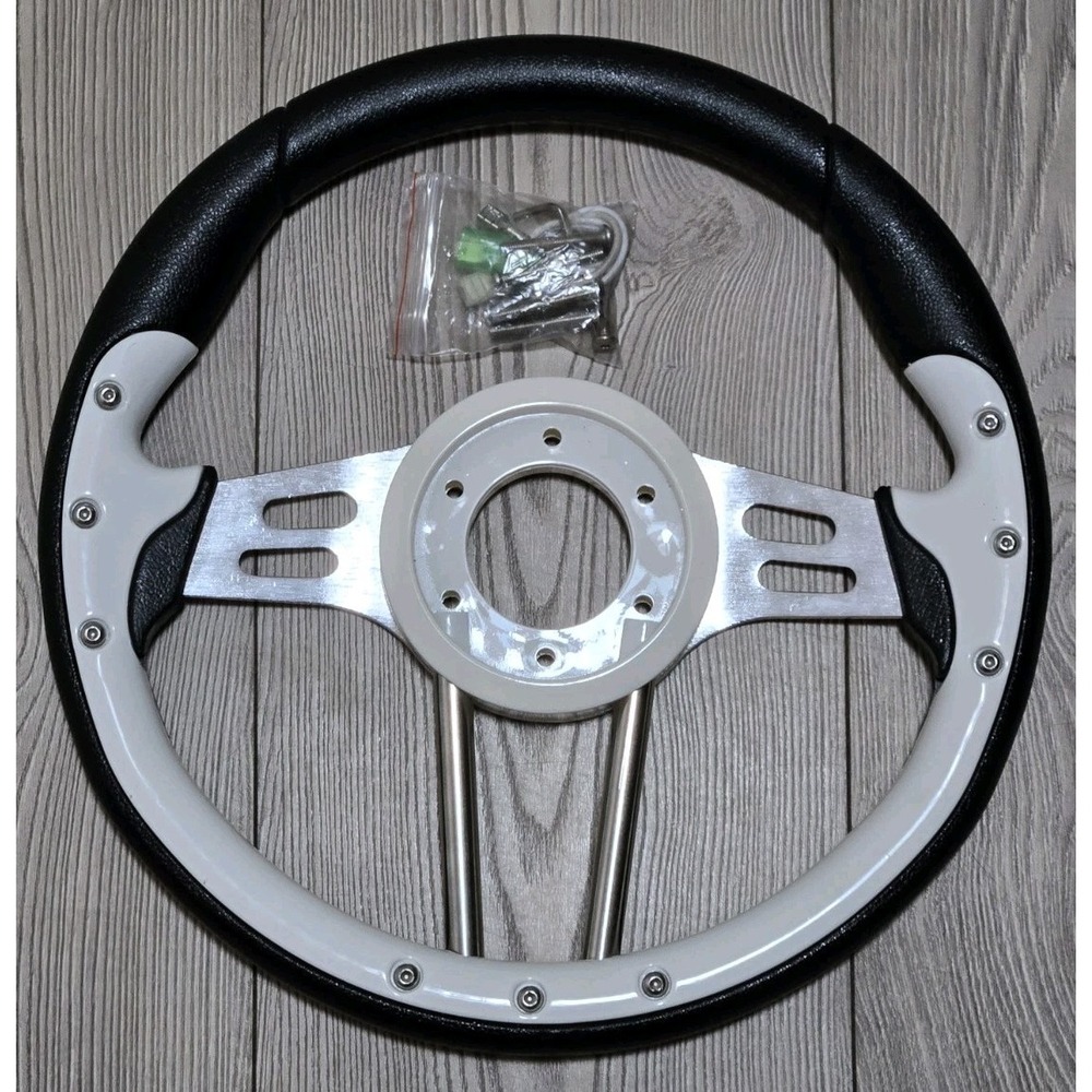 Unbranded 12.5" Diameter Steering‎ Wheel Boat? Go Kart? Golf Cart?